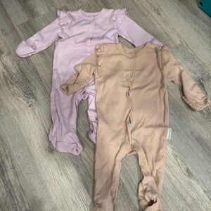 Shabby Chic Pink footsie bundle